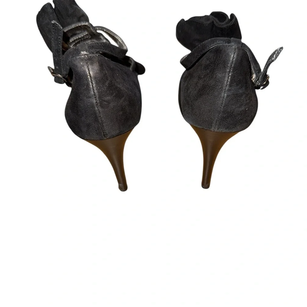 Vince Camuto Women's Marcia High Heel Round Toe Suede Shoes - Picture 5 of 7